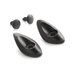 Kit de cache repose pied Noir pour KTM 1290/1390 SUPER DUKE R (V3)
