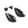 Kit de cache repose pied Noir pour KTM 1290/1390 SUPER DUKE R (V3)