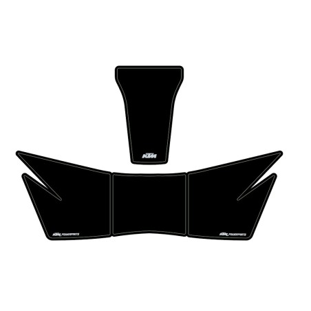 Kit d'autocollants de protection de réservoir de carburant pour KTM 1290 SUPER DUKE-R (V3)