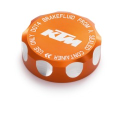 Bouchon de réservoir de liquide d'embrayage anodisé orange KTM 1290 SUPERDUKE GT/R  (16-24)