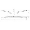 Guidon Aluminium pour KTM SX/EXC (03-25) 690 ENDURO/SMC-R (08-24) 