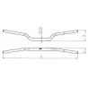 Guidon Renthal Twinwall 996 Orange pour KTM SX/EXC (08-23)