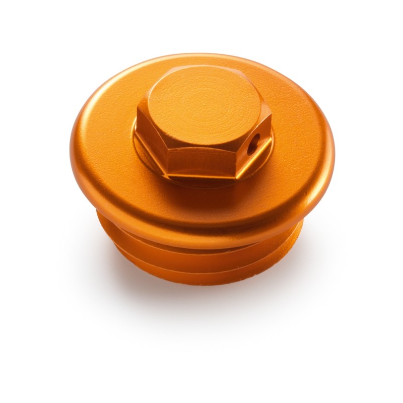 Bouchon d'huile anodisé Orange KTM