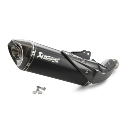 Silencieux  Slip-on Line  Akrapovic Noir pour KTM 890 DUKE-R (20-22)