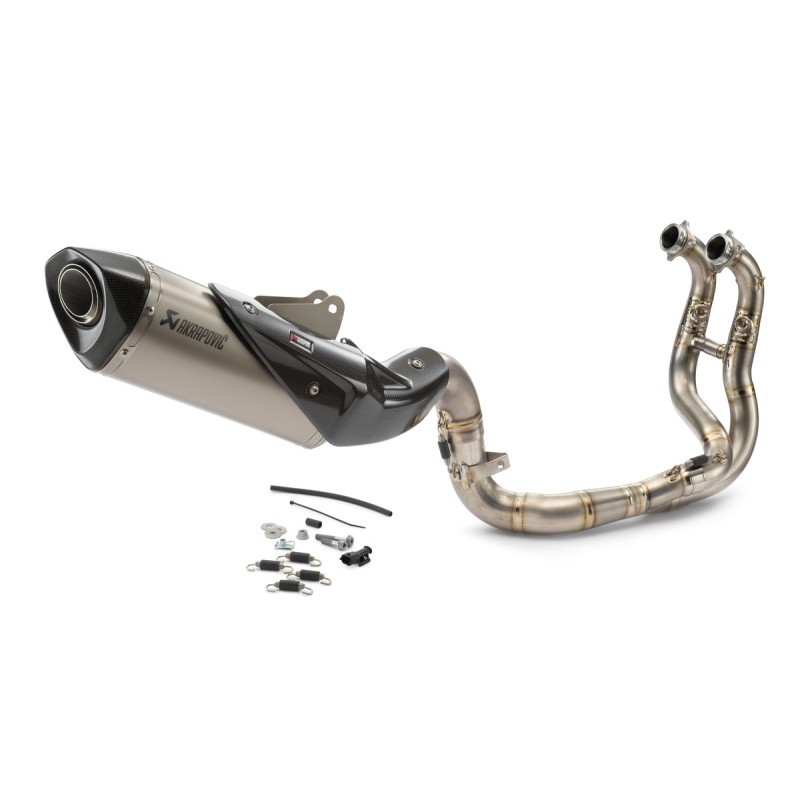 Kit Ligne complète d'échappement Akrapovic « Evolution Line » pour KTM 890 DUKE-R (20-22)