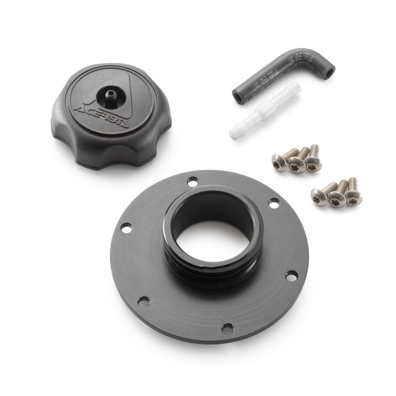 Bouchon du réservoir de carburant noir anodisé pour KTM 790/890 ADVENTURE /R/RALLY (19-24)
