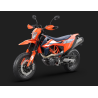 Kit de protège main FERMÉ Version BASSE Orangepour KTM SX/EXC / ADVENTURE /SUPER ADVENTURE/ FREERIDE