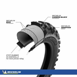 PNEU ENDURO ARRIERE MICHELIN "ENDURO" MEDIUM 2 140/80 R18 (70R)