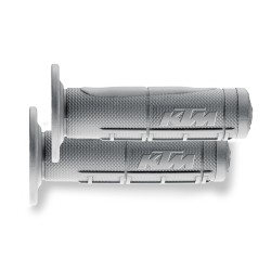 Jeu de poignées "Semi Gaufrées" Grises SOFT pour KTM SX/EXC/SX-F/EXC-F/FREERIDE (15-22)