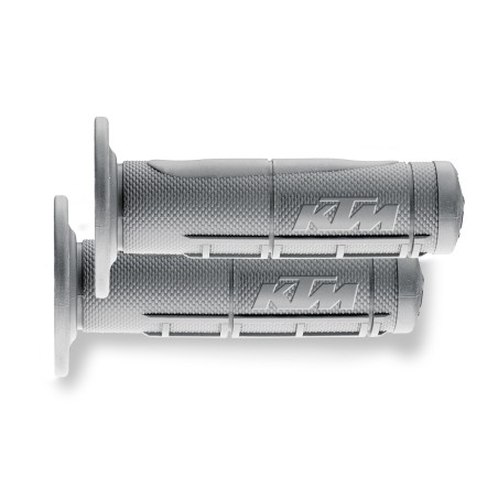 Jeu de poignées "Semi Gaufrées" Grises MEDIUM pour KTM SX/EXC/SX-F/EXC-F/FREERIDE (15-24)