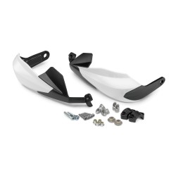 Kit de protège main FERMÉ Version BASSE Blanc pour KTM KTM SX/EXC / ADVENTURE /SUPER ADVENTURE/ FREERIDE (19-23)