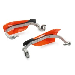 Kit de protège main Fermé Orange avec arceau Aluminium pour KTM SX/EXC/FREERIDE  (14-24)