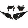 Kit autocollants de fond de plaque NOIR pour  KTM SX/SX-F (19-22) et EXC/EXC-F (20-23)