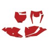 Kit autocollants de fond de plaque ROUGE pour KTM SX/SX-F (16-18) et EXC/EXC-F (17-19)