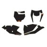 Kit autocollants de fond de plaque NOIR pour KTM SX/SX-F (16-18) et EXC/EXC-F (17-19)