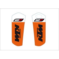 Jeu d'autocollants de protège fourche pour KTM SX/SX-F (15-21) et EXC/EXC-F (16-21)