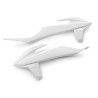 Jeu d'ouies de radiateur Blanc pour KTM SX/SX-F (19-22) et EXC/EXC-F (20-23)