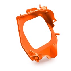 Partie avant du boîtier de filtre à air Orange pour KTM SX/SX-F (19-22) et EXC/EXC-F (20-23)