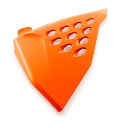 Trappe de boîtier de filtre à air perforée Orange pour KTM SX/SX-F (19-22) et EXC/EXC-F (20-23)