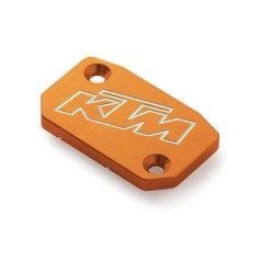 Couvercle de maître-cylindre de frein ou d'embrayage orange anodisé pour KTM SX/EXC