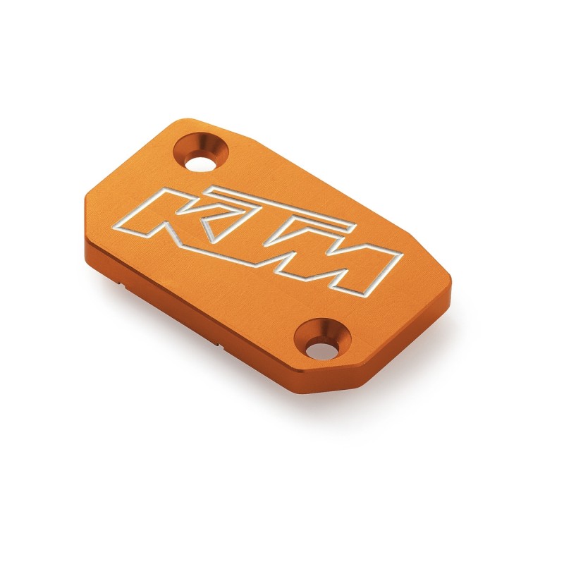 Couvercle de maître-cylindre de frein ou d'embrayage orange anodisé pour KTM SX/EXC