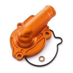 Protection de carter de pompe à eau Factory orange anodisé pour KTM 125/150 SX (16-22) et 150 EXC TPI (20-22)