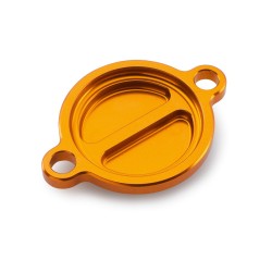 Couvercle de filtre à huile anodisé orange pour KTM SX-F/EXC-F