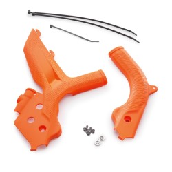 Jeu de protection de cadre Orange pour KTM SX (19-22) et EXC (20-23)