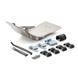 Sabot de protection Aluminium avec caches latéraux pour KTM 125/150 SX (16-22) et 150 EXC (20-23)