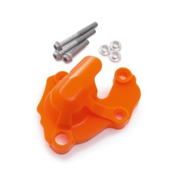Protection de carter de pompe à eau Orange pour KTM 250 et 350 SX-F (16-22) EXC-F (17-23)