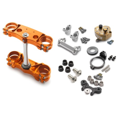 Kit Té de fourche avec amortisseur de direction Scotts pour KTM EXC/EXC-F/TPI (14-21)