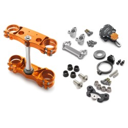 Kit Té de fourche/amortisseur de direction Factory pour KTM EXC/EXC-F/TPI (14-21)