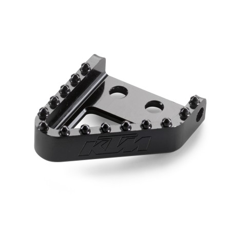 Embout de pédale de frein noir anodisé pour KTM SX /EXC (03-15)