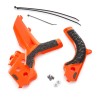 Jeu de protection de cadre Orange/Noir pour KTM SX (19-22) et EXC (20-23)