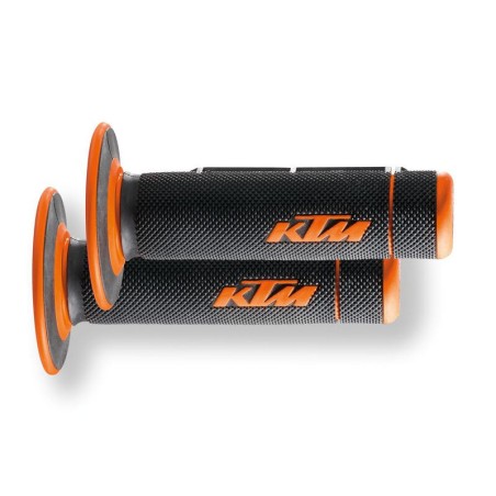 Jeu de poignées Fermées 2K Orange/noir pour KTM SX/EXC/SX-F/EXC-F/SM/FREERIDE