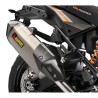 Silencieux Akrapovic "Slip-on Line" Gris pour KTM 1050/1090/1190 ADVENTURE/R et 1290 SUPER ADVENTURE R/S (17-20)
