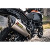 Silencieux Akrapovic "Slip-on Line" Gris pour KTM 1050/1090/1190 ADVENTURE/R et 1290 SUPER ADVENTURE R/S (17-20)