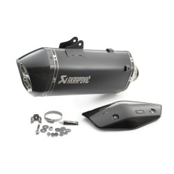 Silencieux Akrapovic "Slip-on Line" Noir pour KTM 1050/1090/1190 ADVENTURE/R et 1290 SUPER ADVENTURE R/S (17-20)