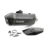Silencieux Akrapovic "Slip-on Line" Noir pour KTM 1050/1090/1190 ADVENTURE/R et 1290 SUPER ADVENTURE R/S (17-20)