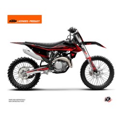 Kit Déco Moto Cross Replica Thomas Corsi 2020 KTM 125 SX Noir Rouge (19-22)