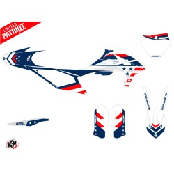 Kit Déco Moto Cross Patriot KTM 125 SX Bleu (19-22)