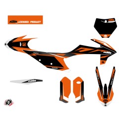Kit Déco Moto Cross Trophy KTM 125 SX Noir Orange (19-22)