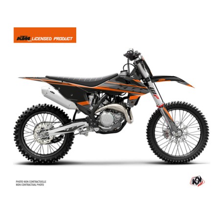 Kit Déco Moto Cross Breakout KTM 125 SX Noir Orange (19-22)
