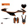 Kit Déco Moto Cross Breakout KTM 125 SX Noir Orange (19-22)