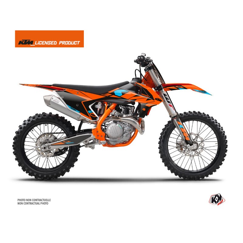 Kit Déco Moto Cross Reflex KTM 125 SX Orange Kit Déco Moto Cross Reflex KTM 125 SX Orange