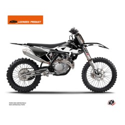 Kit Déco Moto Cross Retro KTM 125 SX Noir (19-22)