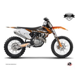 Kit Déco Moto Cross Eraser KTM 125 SX Orange Noir LIGHT