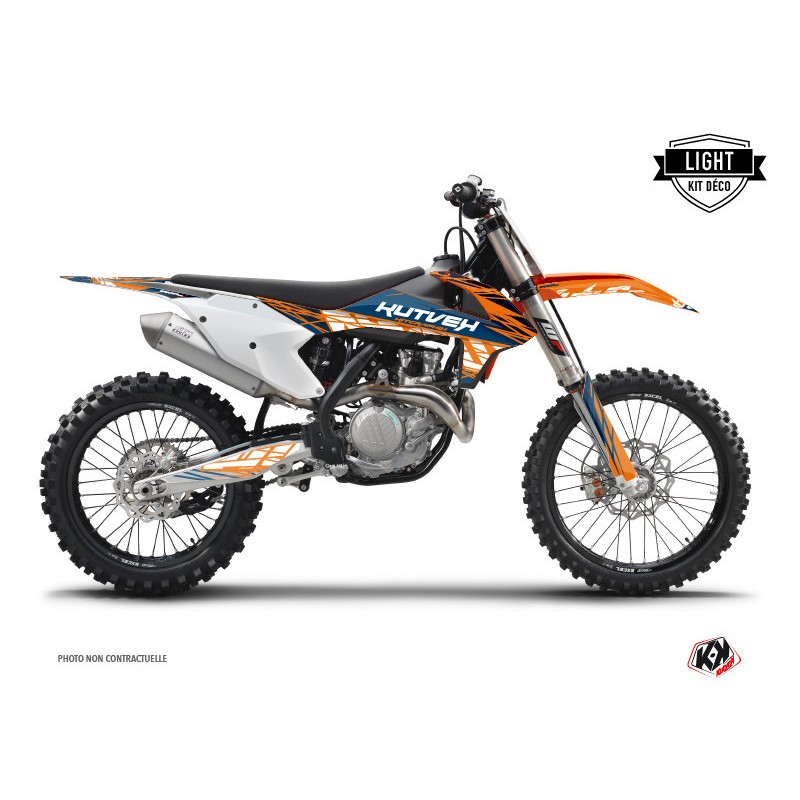 Kit Déco Moto Cross Eraser KTM 125 SX Bleu Orange LIGHT Kit Déco Moto Cross Eraser KTM 125 SX Bleu Orange LIGHT