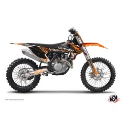 Kit Déco Moto Cross Eraser KTM 125 SX Orange Noir
