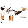 Kit Déco Moto Cross Eraser KTM 125 SX Orange Noir